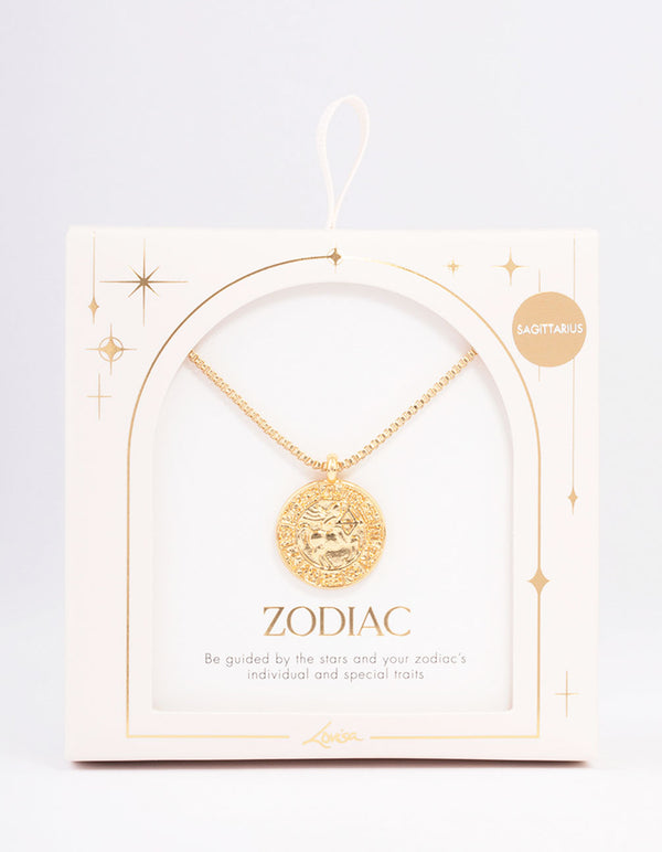 Sagittarius star hot sale sign necklace