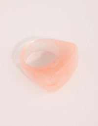 Pink Acrylic Wash Ring - link has visual effect only