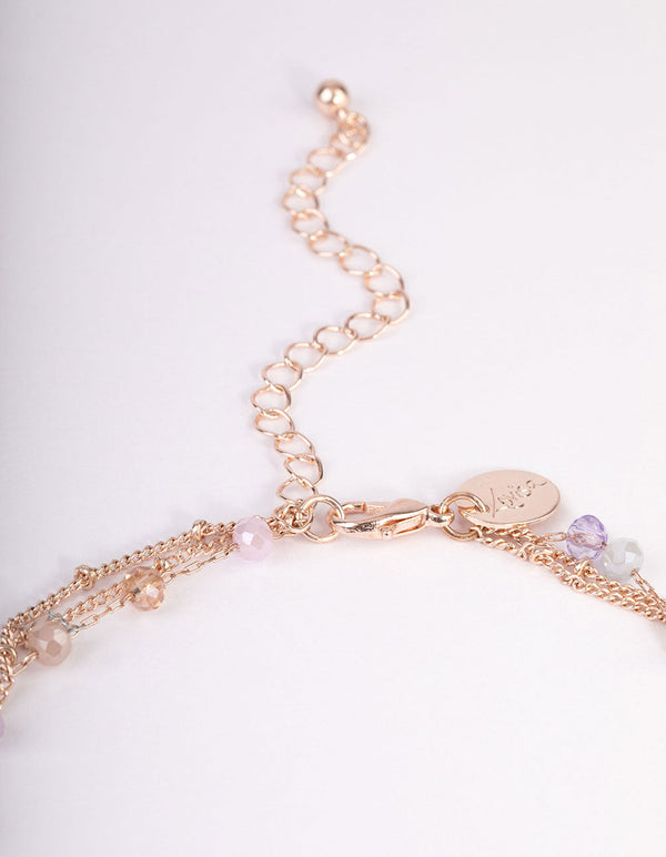 Lovisa Dainty Rose Gold Pendant Necklace