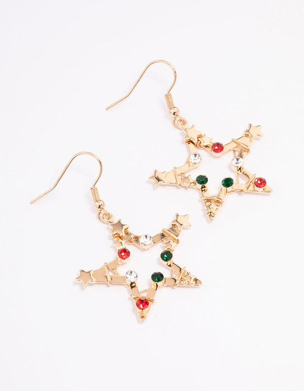 Lovisa + Lovisa Red Drop Ho-Ho Earrings