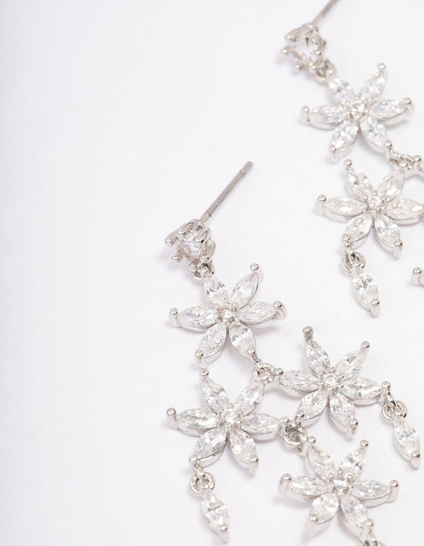 Roberto Coin Princess Flower Diamond Chandelier Earrings | J.R. Dunn  Jewelers