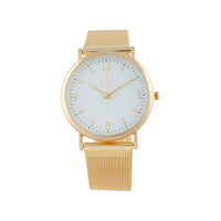 Golden Mesh Strap Watch - link has visual effect only